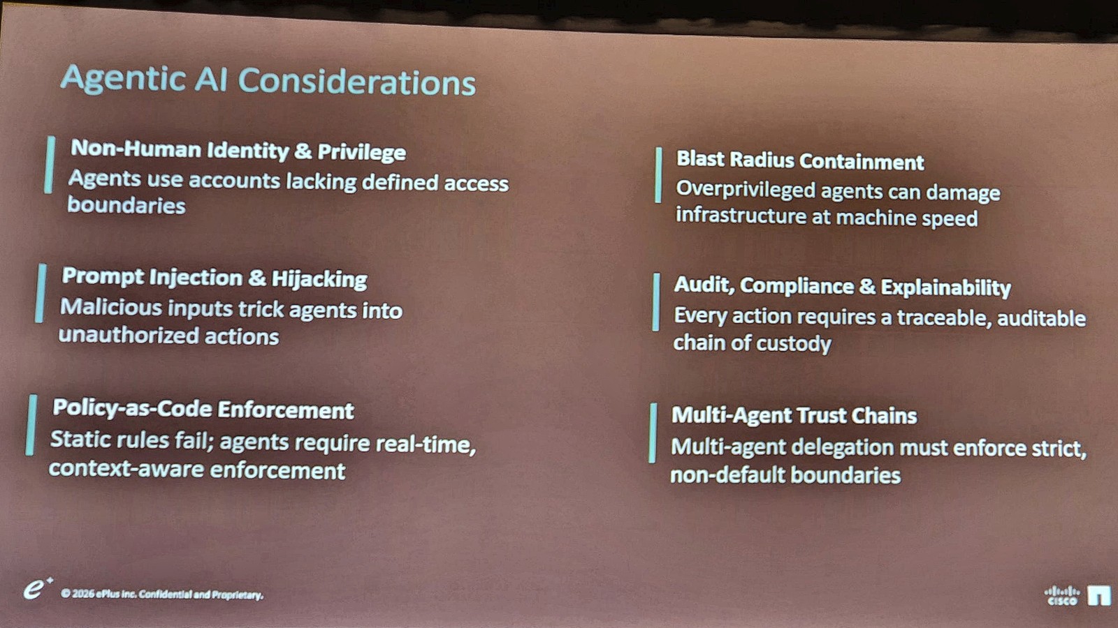 ePlus’s agentic AI considerations: the checklist I wish every pilot started with.